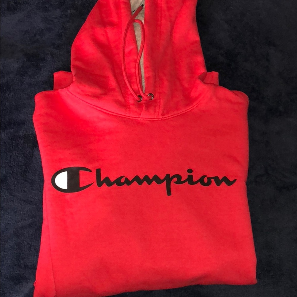 Champion red Hoodie